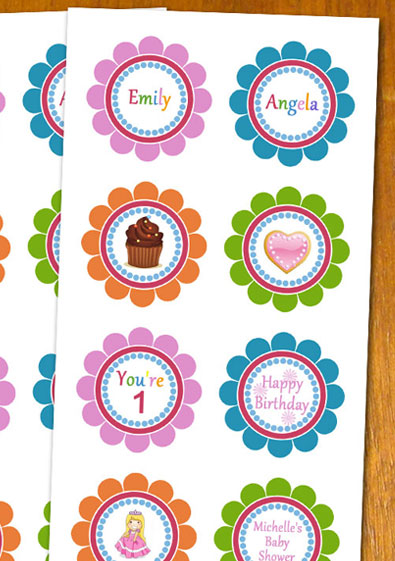 Free Sample Printable Cupcake Toppers Template