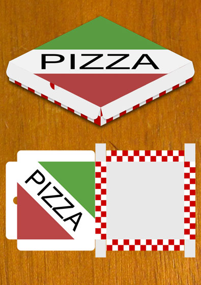 Free Sample Pizza Box Design Template